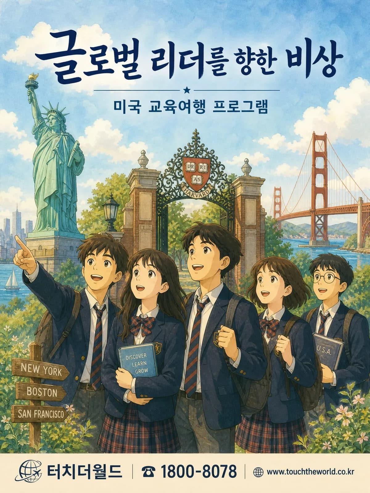 [2026 글로벌리더] 미국 교육여행 — 하버드·MIT·실리콘밸리에서 글로벌 리더십을 키우다