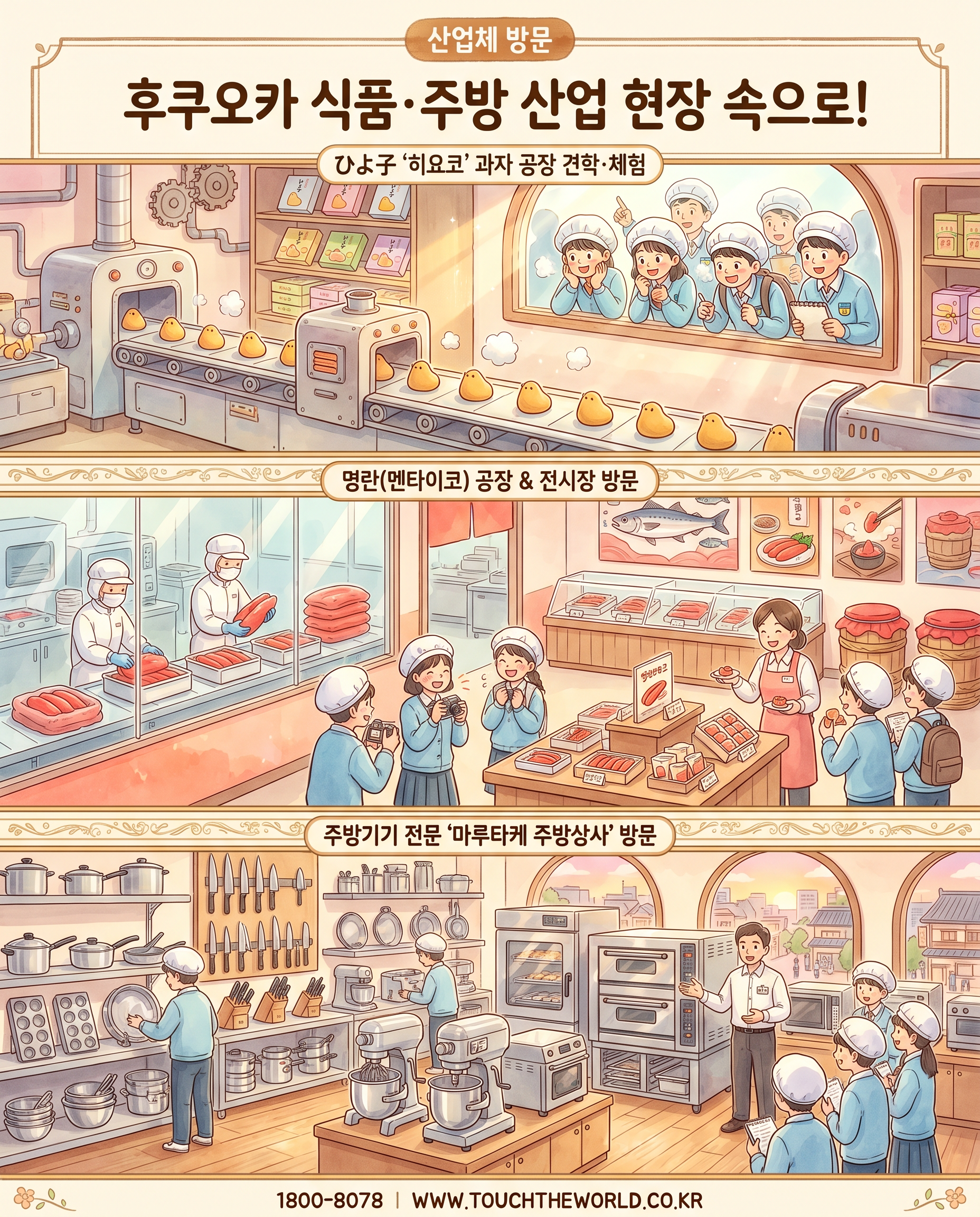 전국 조리과·제과제빵과 학생을 위한 후쿠오카 체험학습 7/10